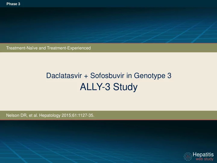 ally 3 study