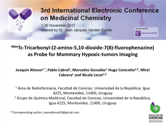 99m Tc-Tricarbonyl-(2-amino-5,10-dioxide-7(8)-fluorophenazine)  as Probe for Mammary Hypoxic-tumors