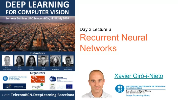 recurrent neural networks