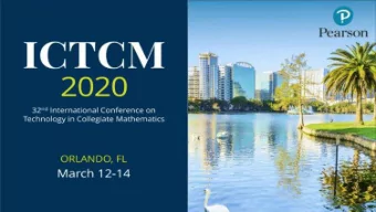 Student Success  ICTCM 2020  Diane Hollister  Diane.Hollister@pearson.com  Presentation Title Arial