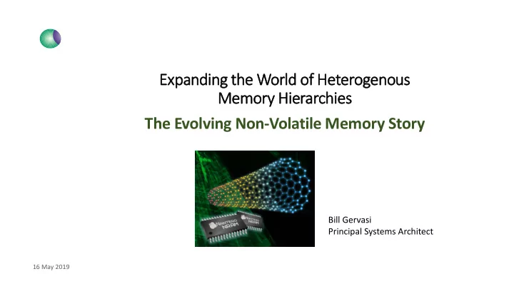 expanding t the w world o of h heterogenous mem emory h y