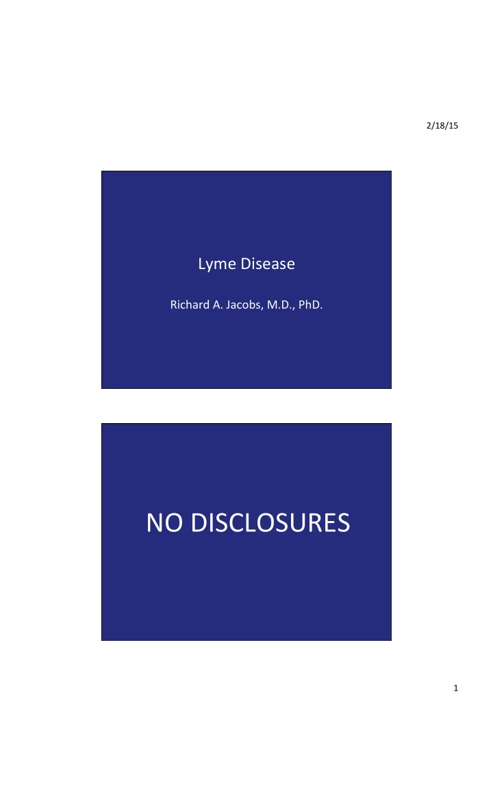 no disclosures