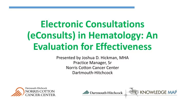 electronic consultations