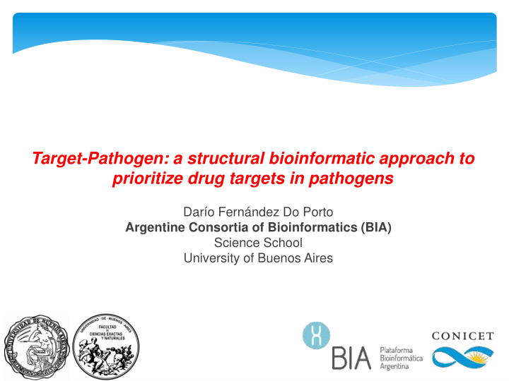 target pathogen a structural bioinformatic approach to