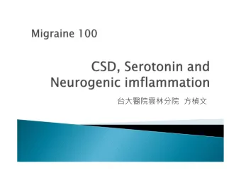 Description of visual auras  Karl Lashley  Cortical