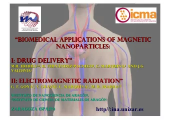Biomedical applications of magnetic  Biomedical applications of magnetic    nanoparticles: