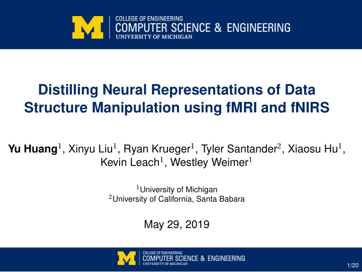 distilling neural representations of data structure