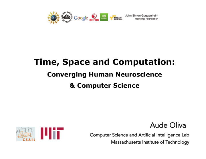 time space and computation