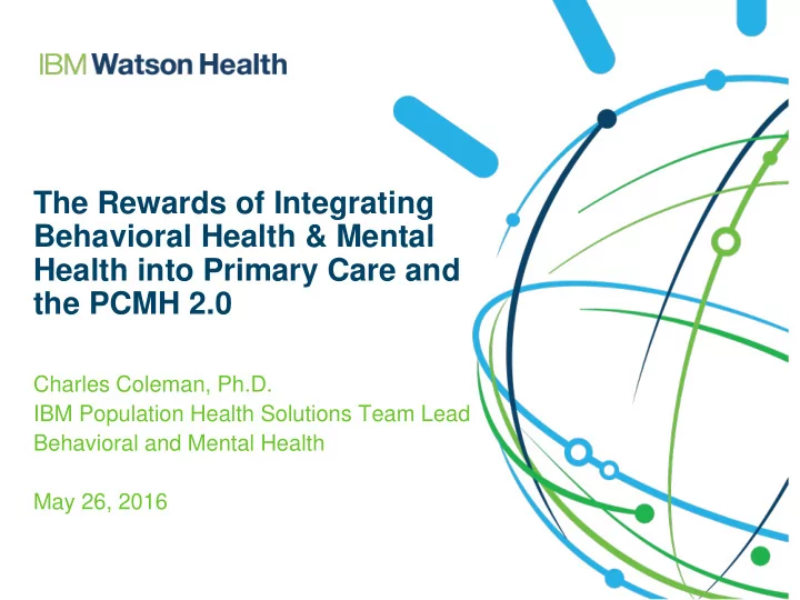health into primary care and