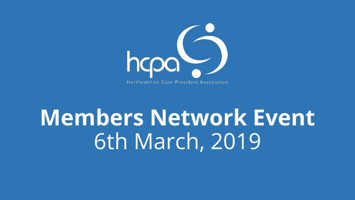 members network event