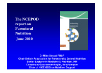 the ncepod the ncepod report on parenteral parenteral