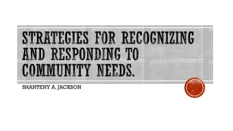 SHANTENY A. JACKSON  FRONLINE PUBLIC HEALTH WORKERS  TRUSTED MEMBERS OF THEIR  COMMUNITIES