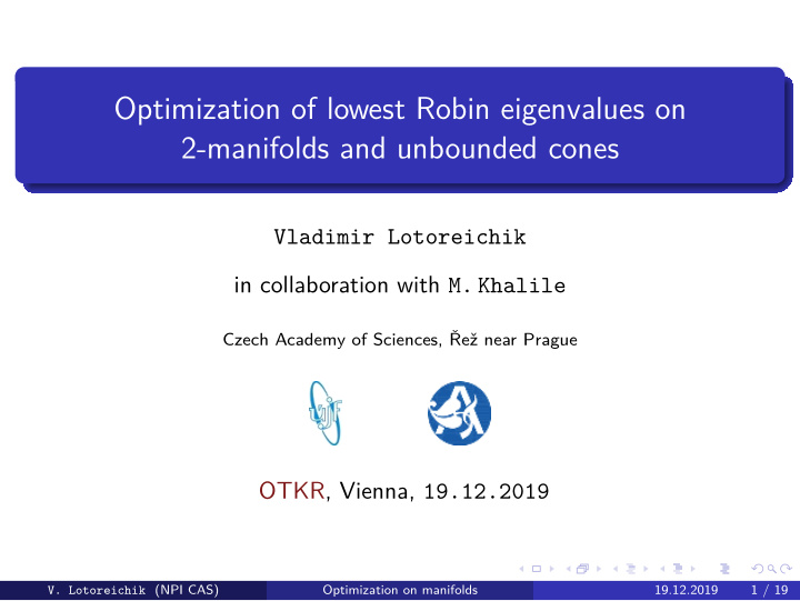 optimization of lowest robin eigenvalues on 2 manifolds