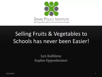 Schools has never been Easier!  Lyn Kathlene  Sophie Oppenheimer  9/16/2016  1  Sophie Oppenheimer