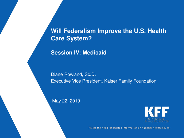 will federalism improve the u s health care system