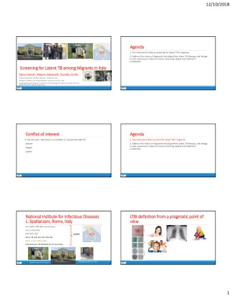 x  HCV: 1,5002,000  yearly  HBV: 8001,000  Active TB: 300350, LTBI: 200300  Ebola: 2