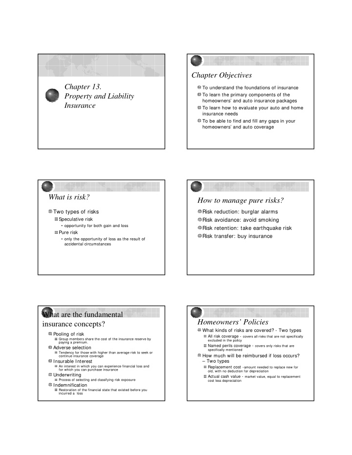 chapter objectives chapter 13