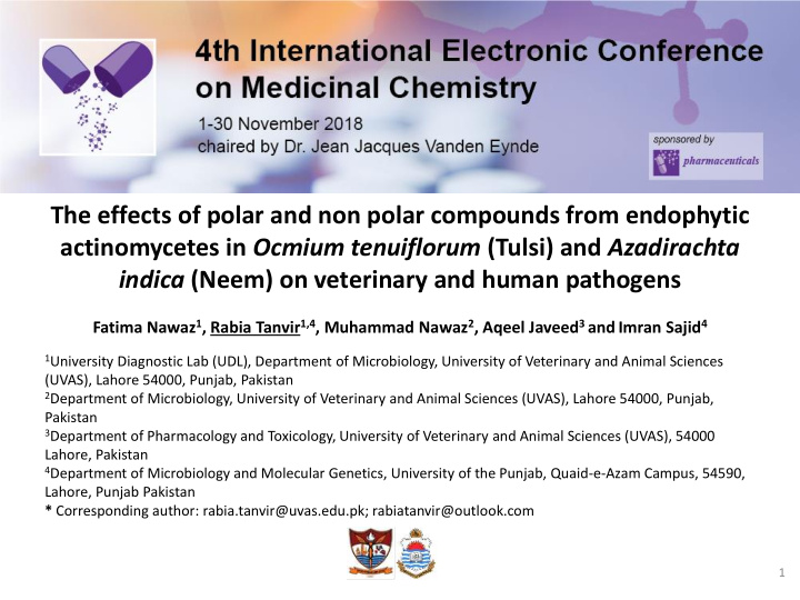 indica neem on veterinary and human pathogens