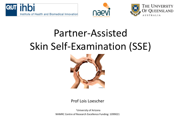 partner assisted skin self examination sse