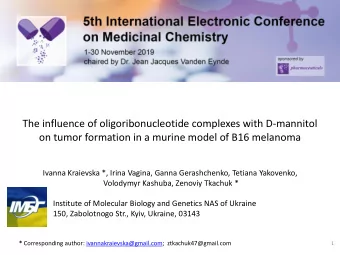 Ivanna Kraievska *, Irina Vagina, Ganna Gerashchenko, Tetiana Yakovenko, Volodymyr Kashuba, Zenoviy