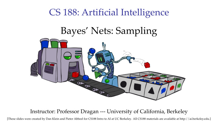 bayes nets sampling