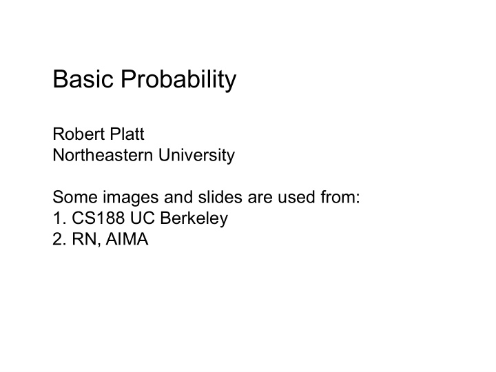 basic probability