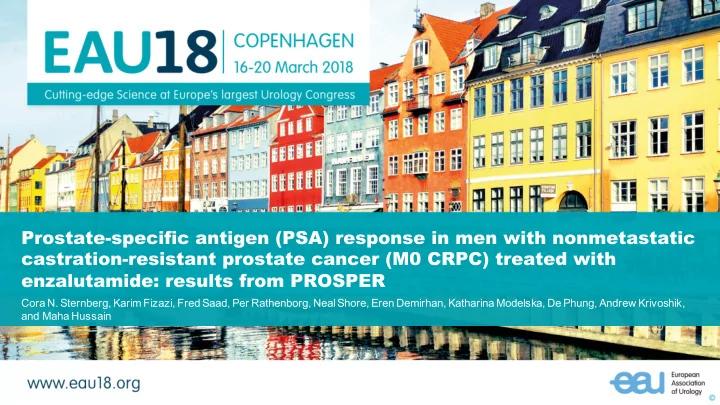 prostate specific antigen psa response in men with