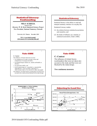 C: Context  The influence of factors taken into account  The influence of related factors   by