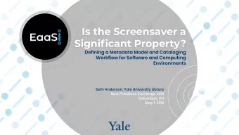Is the Screensaver a  Significant Property?  2  Project Goal  Deploy and scale infrastructure and