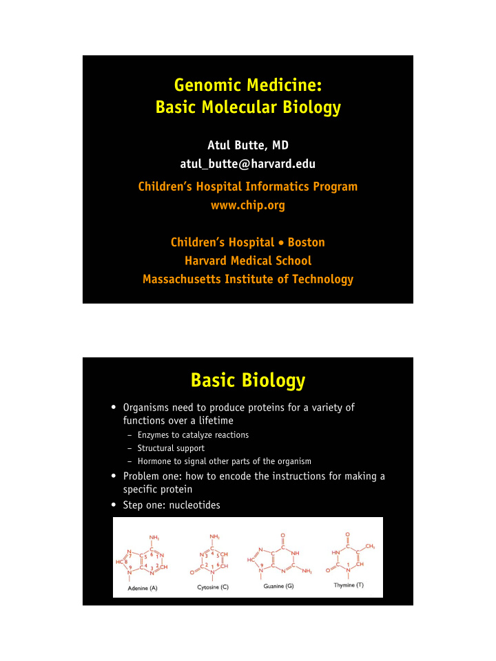 basic biology