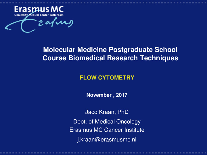 molecular medicine postgraduate school course biomedical