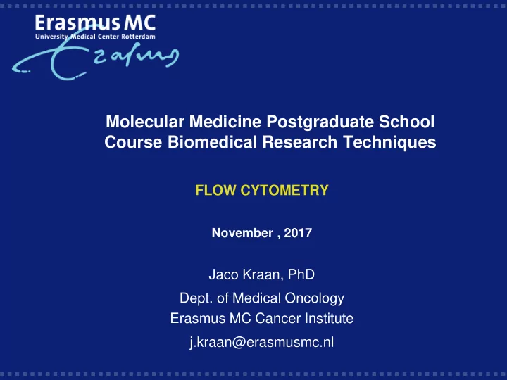molecular medicine postgraduate school course biomedical