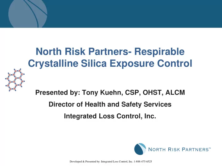 crystalline silica exposure control