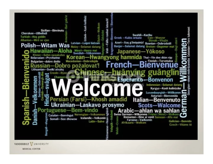 welcome