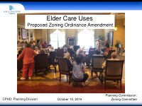elder care uses