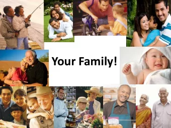 Your Family!  Independence and Dignity  Are You Prepared  To Assume The  Risk?  Most financial