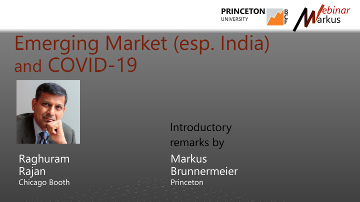 emerging market esp india and covid 19