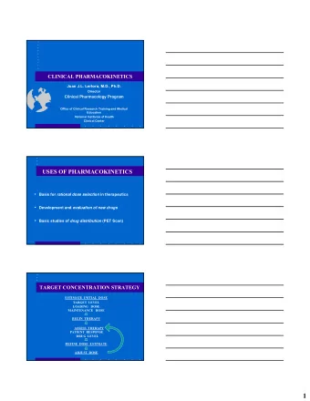 1  RATIONALE FOR  PLASMA LEVEL MONITORING  PRESCRIBED DOSE  ADHERENCE  ABSORPTION  MOST TISSUES