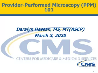 101  Daralyn Hassan, MS, MT(ASCP)  March 3, 2020  1  2  Disclaimers  This presentation was prepared