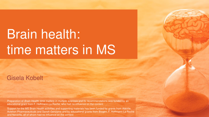 brain health time matters in ms