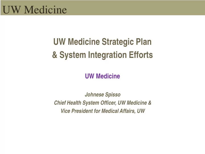 uw medicine