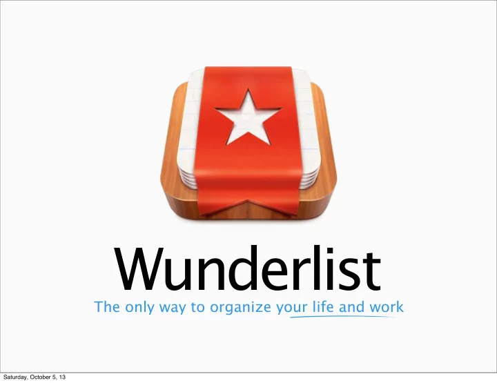 wunderlist