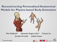 reconstructing personalized anatomical