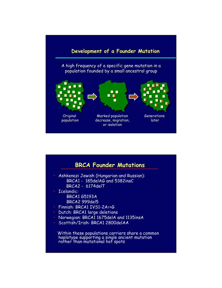 brca founder mutations