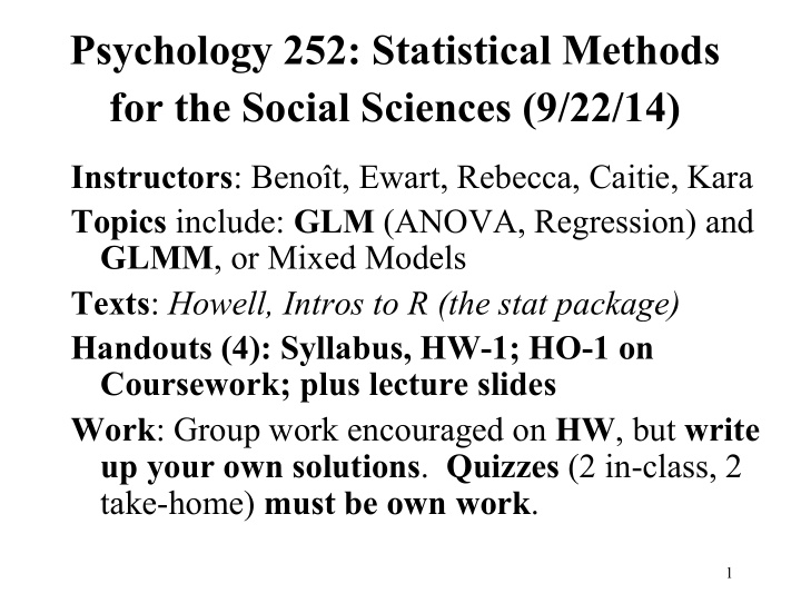 for the social sciences 9 22 14