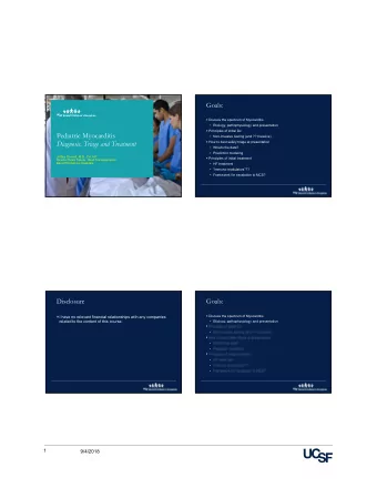 Pediatric Myocarditis   Non-Invasive testing (and ?? Invasive)  Diagnosis, Triage and Treatment