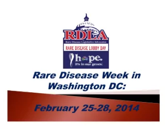 This will be our 3 rd year on Capitol Hill During Rare  Disease Day week!  Every year it