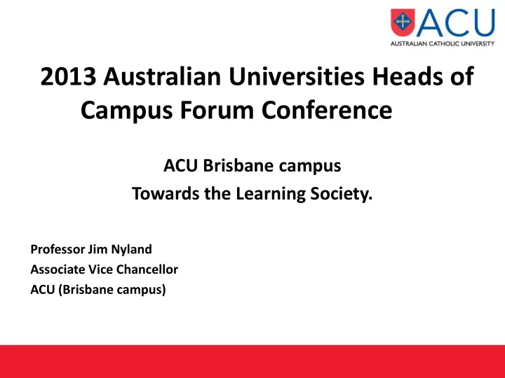 campus forum conference