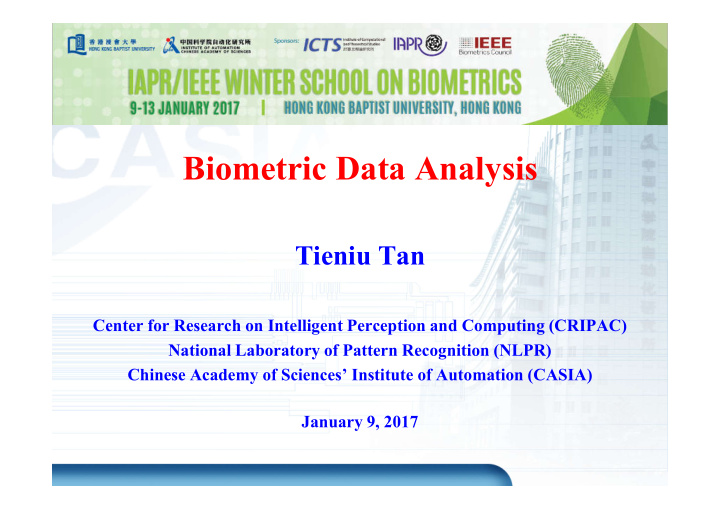biometric data analysis