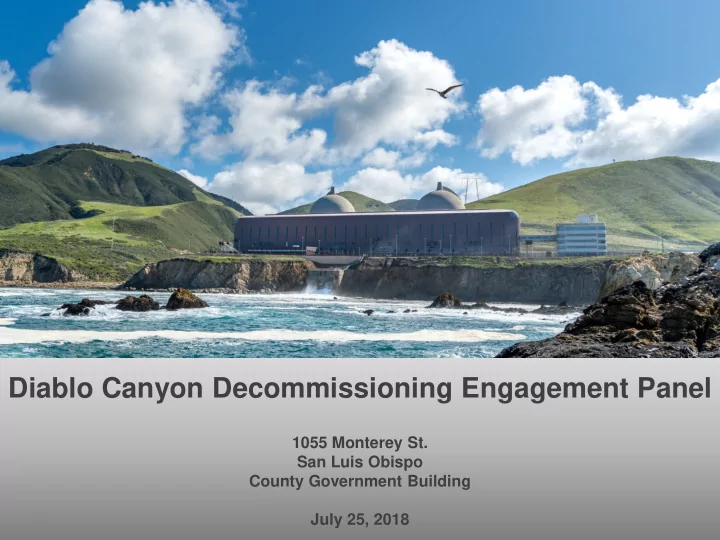 decommissioning regulatory process